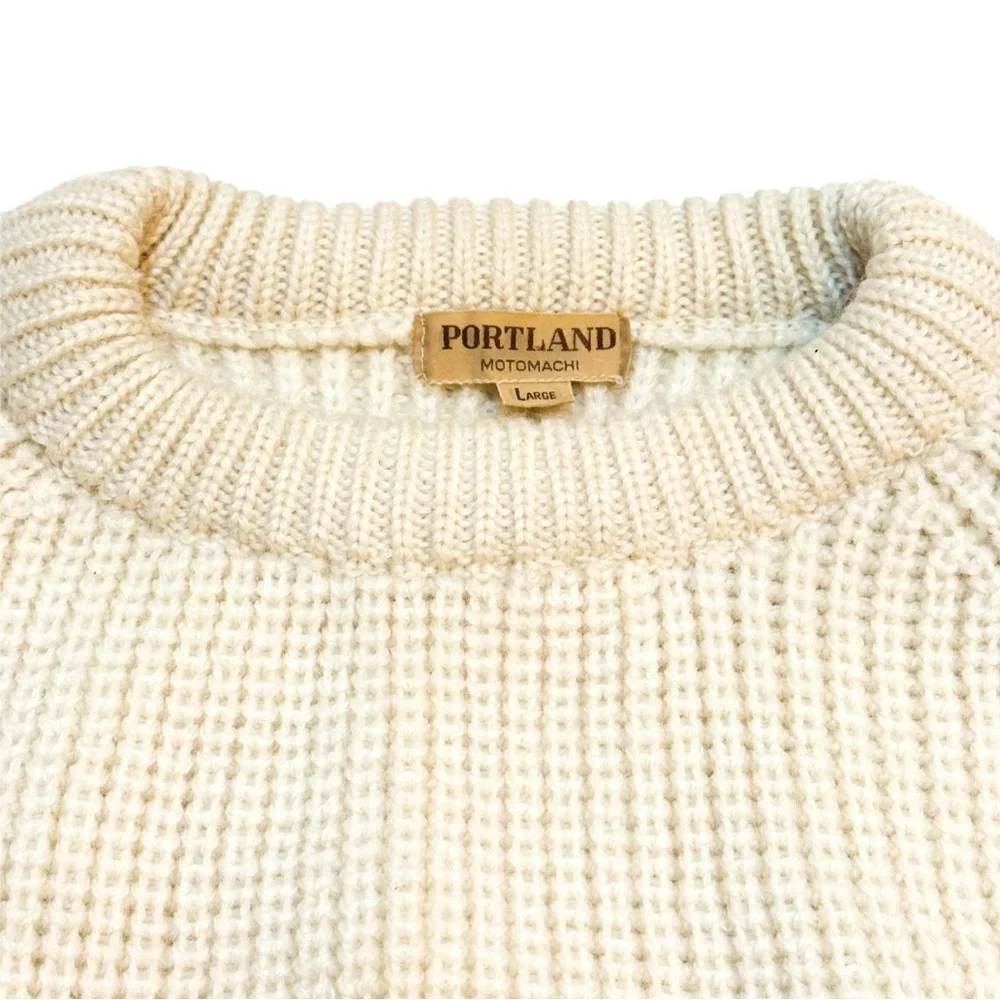 Vintage Portland Motomachi PX Yacht Club Sweater Japanese 100% Wool Shaker Knit